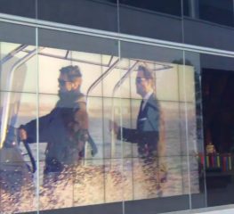 Ecran LED haute luminosité transparent pour vitrine