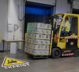 Projecteur de pictogramme pour une communication interne prévenant les risques