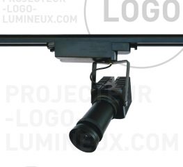 Projecteur de gobo spécial retail fixation rail monophasé