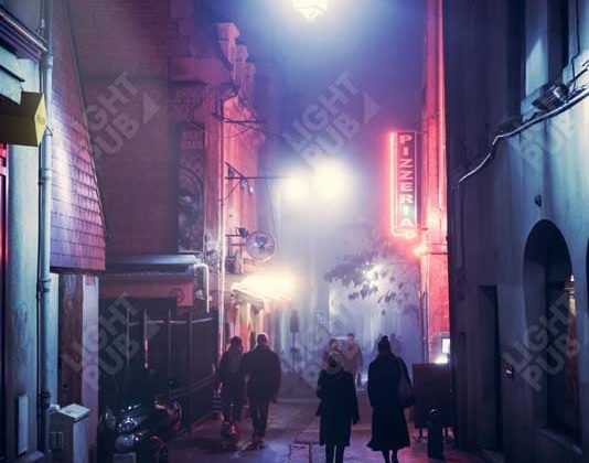 Projection QR code lumineux pour phygital dans l’immobilier